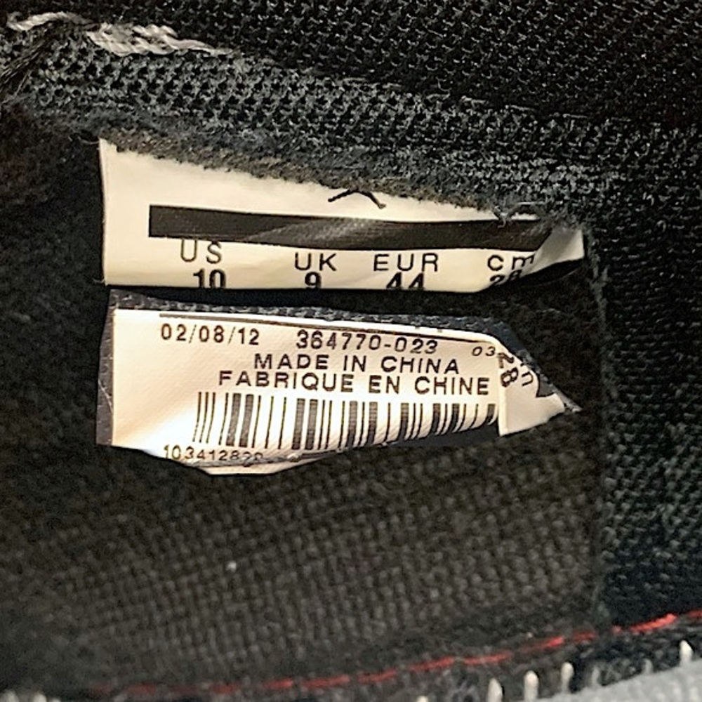Nike Air Jordan 1 Mid Cool Grey 364770-023 10 Phat 10 Black Grey Shadow - Picture 10 of 11